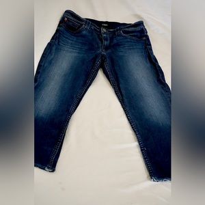 Hudson Dark Wash Ankle Jeans